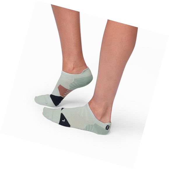 Calcetines Running On Low Mujer Gris | 8302946-TY