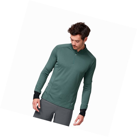 Camisas Para Correr On Weather Hombre Verde Oliva | 5602874-MD