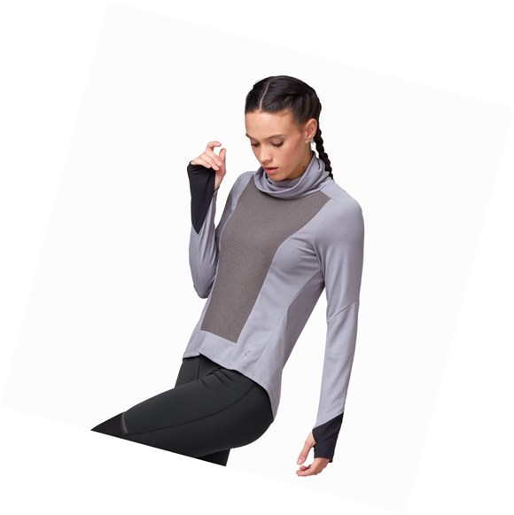 Camisas Para Correr On Weather Mujer Kaki | 9763021-TO