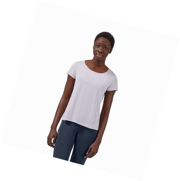 Camiseta On Active-T Breathe Mujer Moradas | 7164250-XZ