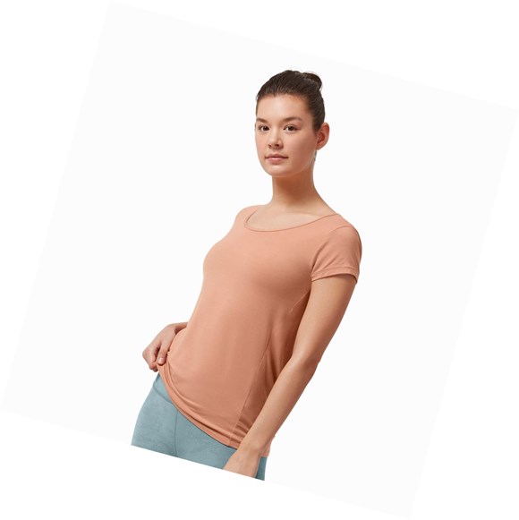 Camiseta On Active-T Breathe Mujer Naranjas | 4327109-FM
