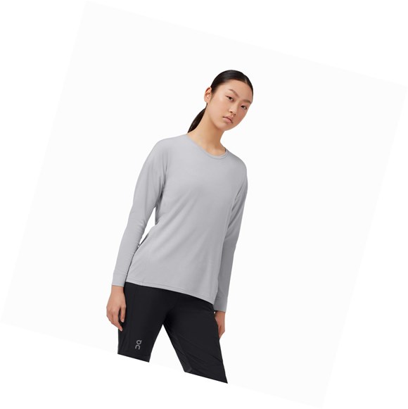 Camiseta On Comodidad Mujer Gris | 8412905-VX