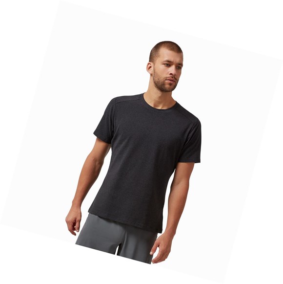 Camiseta On On-T Hombre Negras | 7851203-FA