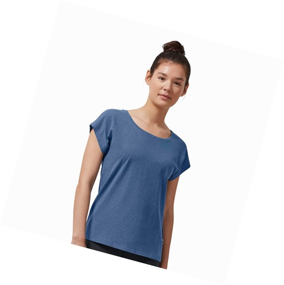 Camiseta On On-T Mujer Azules | 7691802-OA