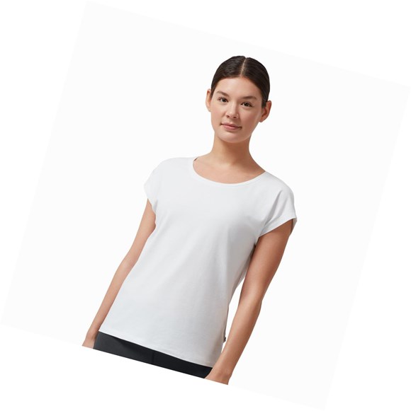 Camiseta On On-T Mujer Blancas | 6917580-KV