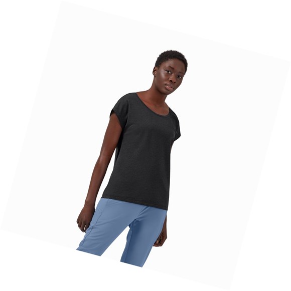 Camiseta On On-T Mujer Negras | 0674821-PR