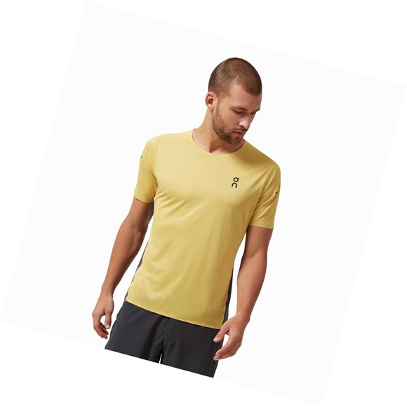 Camiseta On Performance Long-T Hombre Moutarde | 6214305-OP
