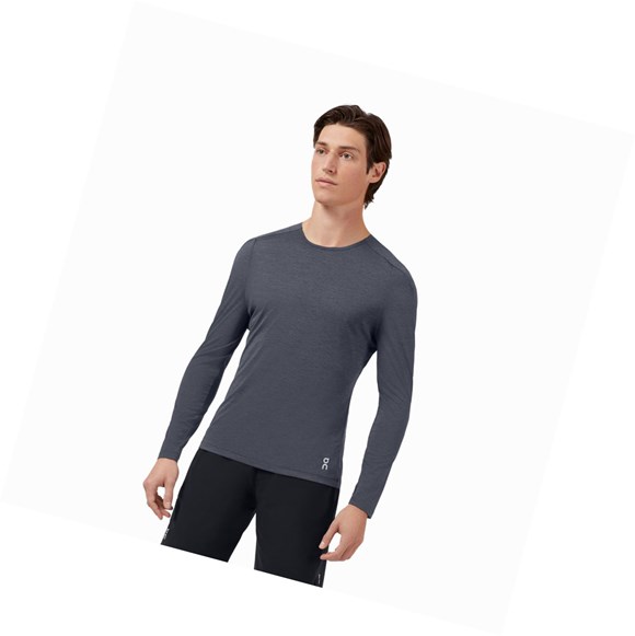 Camiseta On Performance Long-T Hombre Verde Menta | 2067134-UL