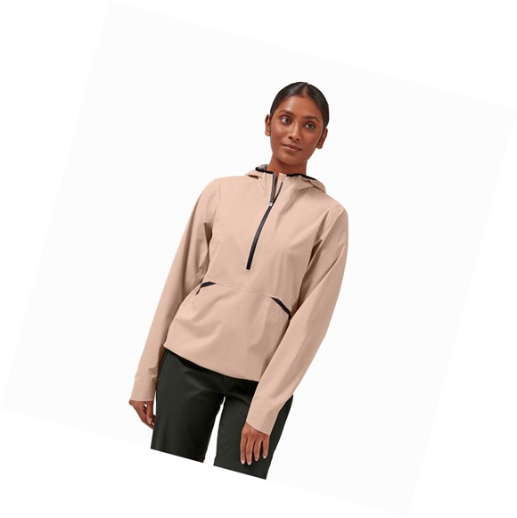 Chaquetas On Impermeables Anorak Mujer Marrones Rosas | 2794136-GJ