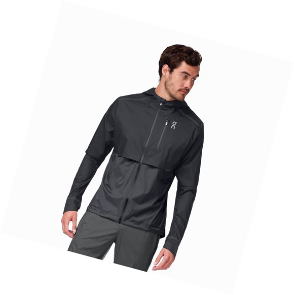 Chaquetas On Weather Hombre Negras Gris | 5167820-NC