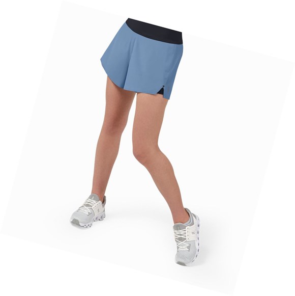 Pantalones Cortos Para Correr On Correr Mujer Azules Negras | 4981620-SI