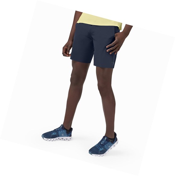 Pantalones Cortos Para Correr On Híbrido Hombre Azul Marino | 6971302-FY