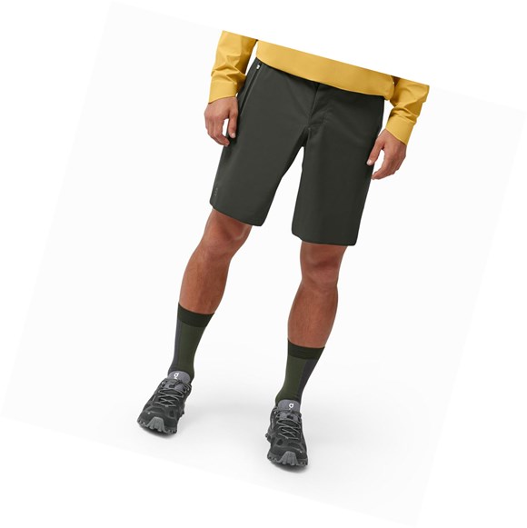 Pantalones Cortos Para Correr On Impermeables Hombre Gris | 1058394-RU