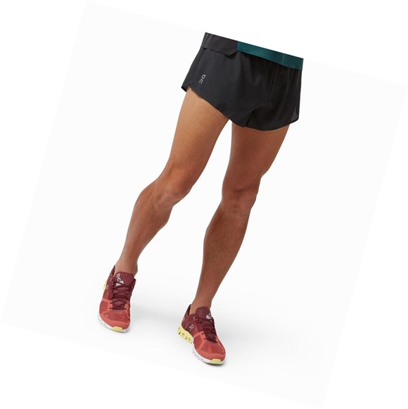 Pantalones Cortos Para Correr On Race Hombre Negras | 3812509-EF