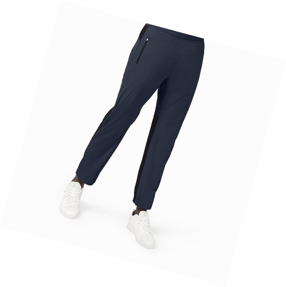 Pantalones Deportivos On Pista Hombre Azul Marino Negras | 5398017-XQ