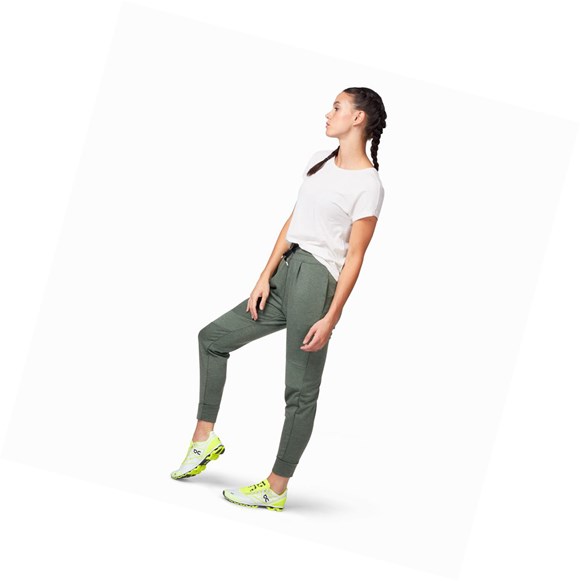 Pantalones Deportivos On Sweat Mujer Verde Oliva | 3985716-DO