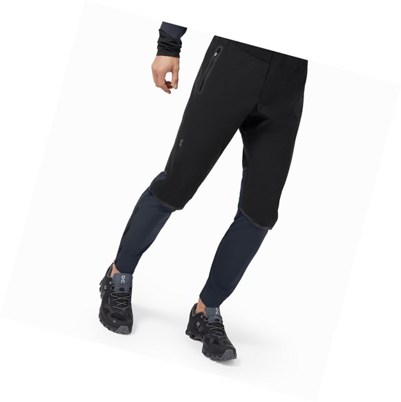 Pantalones On Impermeables Hombre Negras Azul Marino | 4691873-CV