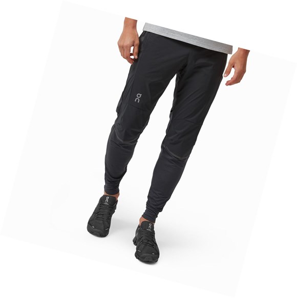 Pantalones Para Correr On Correr Hombre Negras | 0498617-MY