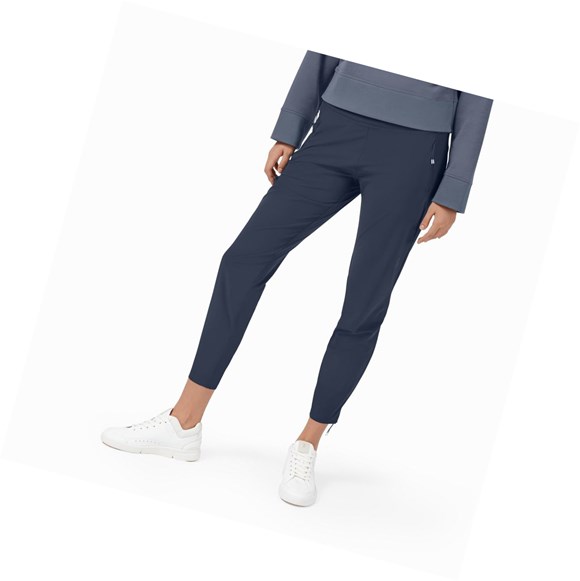 Pantalones Para Correr On Ligeros Mujer Azul Marino | 7364291-JV