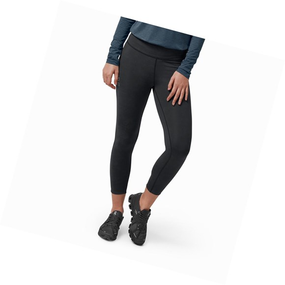 Running Leggings On Tights 7/8 Mujer Negras | 5387014-YU