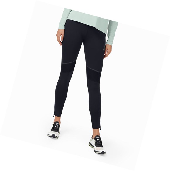 Running Leggings On Tights Long Pants Mujer Negras | 8392570-EP