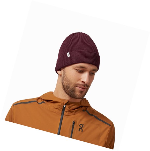 Sombreros On Merino Beanie Hombre Rojas | 0287645-WN