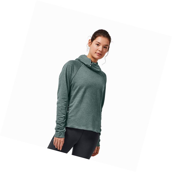 Sudadera Con Capucha On Atléticos & Correr Mujer Verde | 8653927-EP