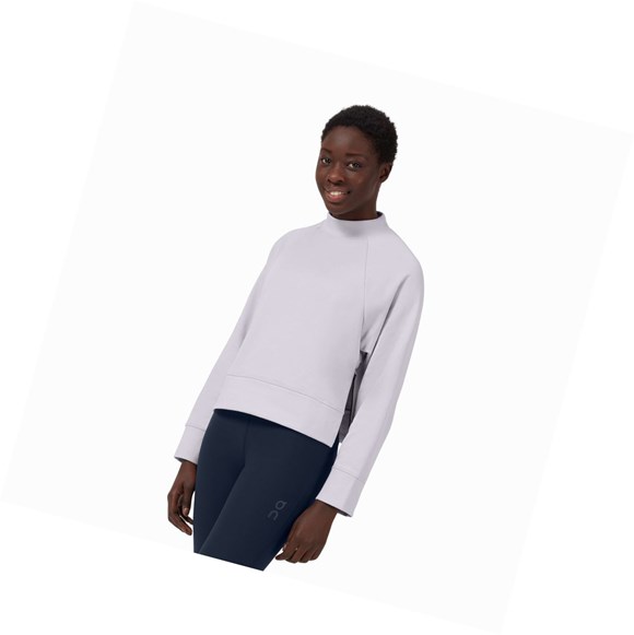 Sudaderas On Crew Neck Mujer Beige | 9537041-PQ
