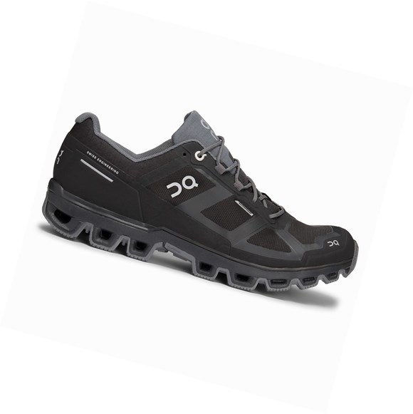 Zapatillas De Trail Running On Cloudventure Impermeables Hombre Negras | 1980723-VF