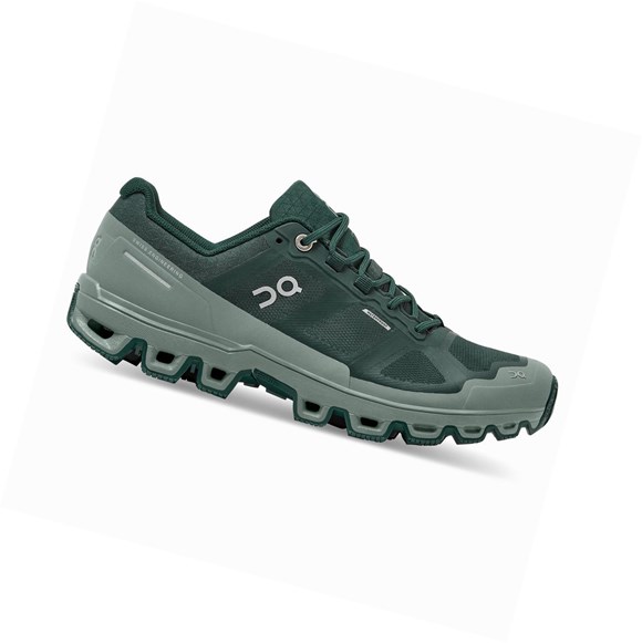 Zapatillas De Trail Running On Cloudventure Impermeables Mujer Verde | 3185409-NT