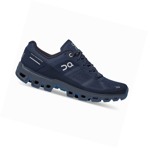 Zapatillas De Trail Running On Cloudventure Mujer Azul Marino | 7258643-LO