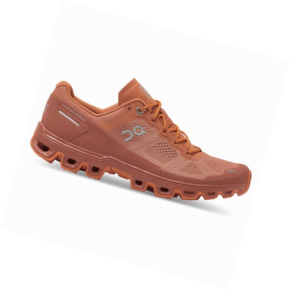 Zapatillas De Trail Running On Cloudventure Mujer Gris Naranjas | 7824315-VC