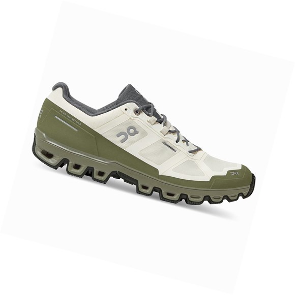 Zapatillas De Trail Running On Cloudventure Impermeables Hombre Blancas | 8135746-RX