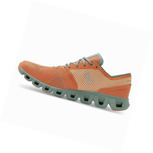 Zapatillas Deportivos On Cloud X Hombre Naranjas | 4980167-AO