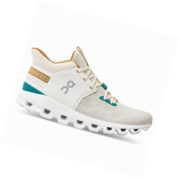 Zapatillas On Cloud Hi Edge Hombre Kaki Blancas | 4890712-EU