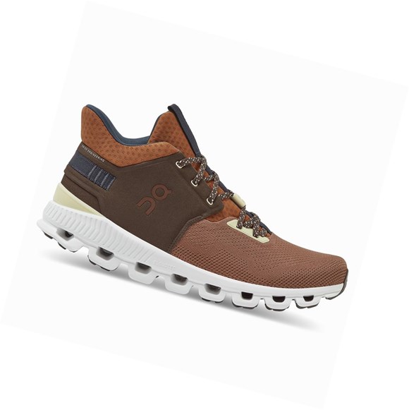Zapatillas On Cloud Hi Edge Hombre Marrones | 8290431-ZB