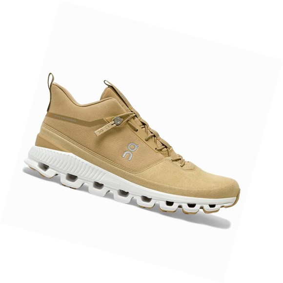 Zapatillas On Cloud Hi Hombre Marrones Amarillo | 8769023-BG