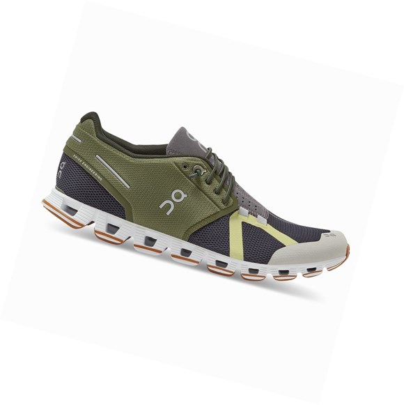 Zapatillas Running Carretera On Cloud 70/30 Mujer Azul Marino Verde | 9530476-ZQ