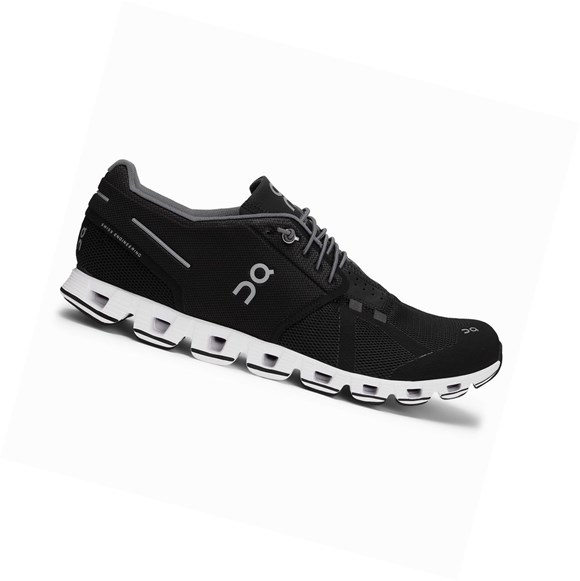 Zapatillas Running Carretera On Cloud Hombre Negras Blancas | 0946752-RQ