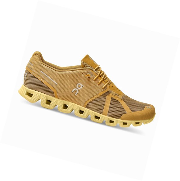 Zapatillas Running Carretera On Cloud Monochrome Hombre Marrones Amarillo | 5869730-YU