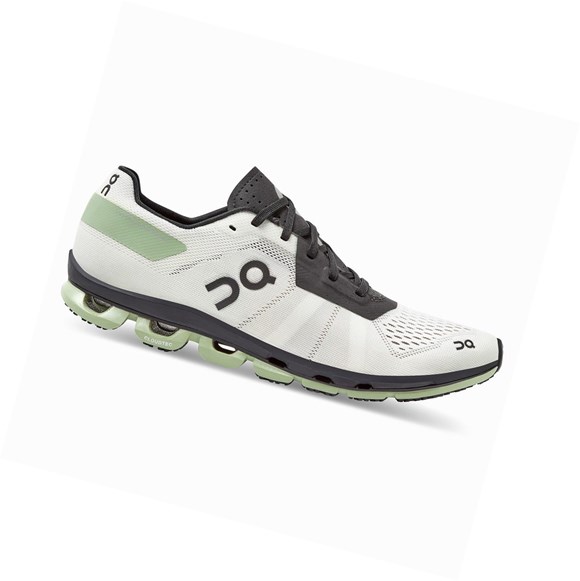 Zapatillas Running Carretera On Cloudflash Mujer Blancas Negras | 4603971-OM