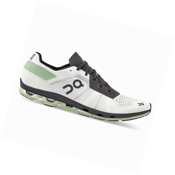 Zapatillas Running Carretera On Cloudflash Hombre Blancas Negras | 9741306-QU