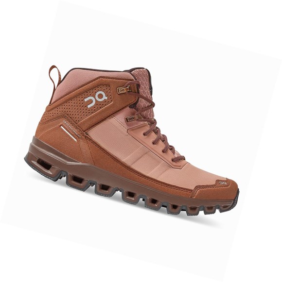 Zapatos De Senderismo On Cloudridge Mujer Marrones Rosas | 8347526-QY