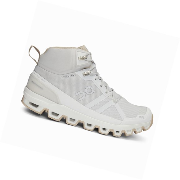 Zapatos De Senderismo On Cloudrock Impermeables Mujer Beige | 0976314-UC