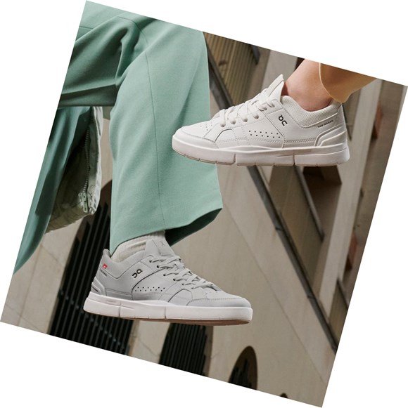 Zapatos de Tenis On THE ROGER Clubhouse Hombre Blancas | 3279640-QA