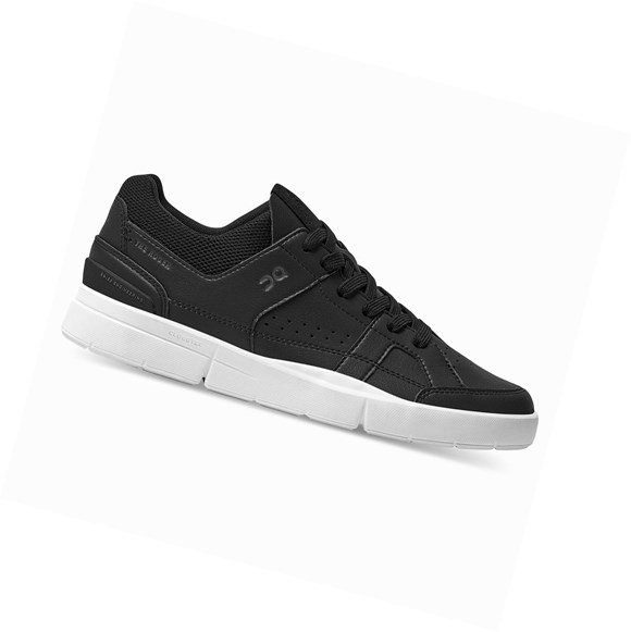 Zapatos de Tenis On THE ROGER Clubhouse Mujer Negras Blancas | 7615082-MV